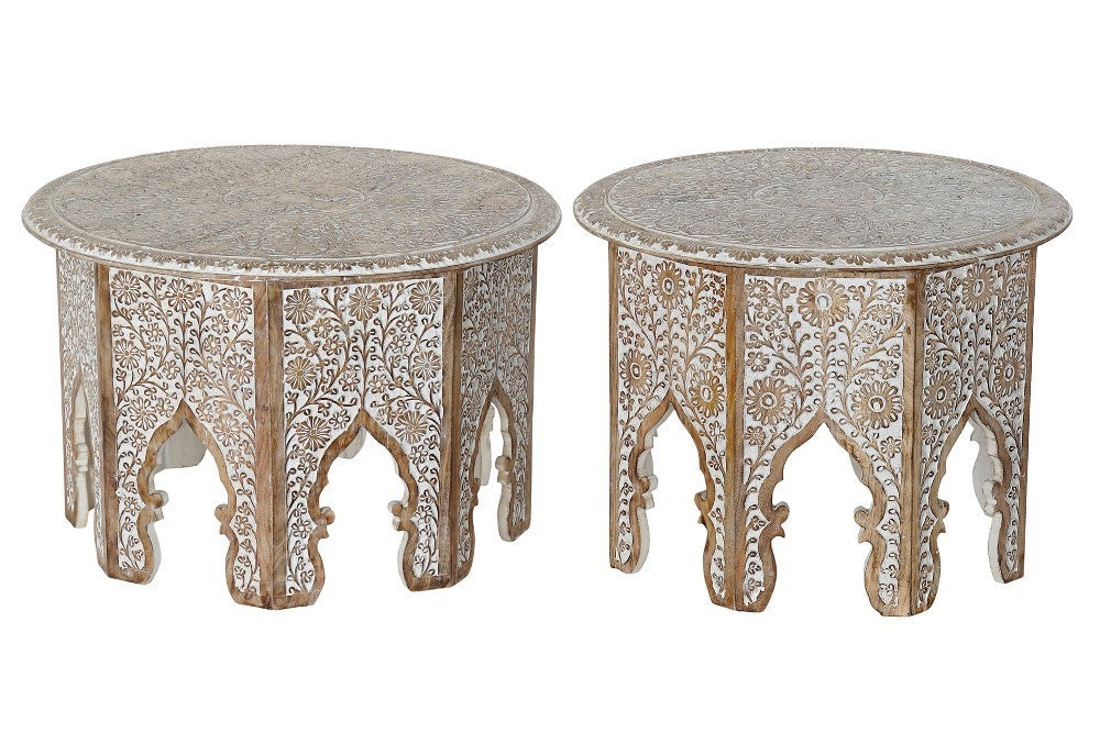 Set 2 tavolini orientali etnici