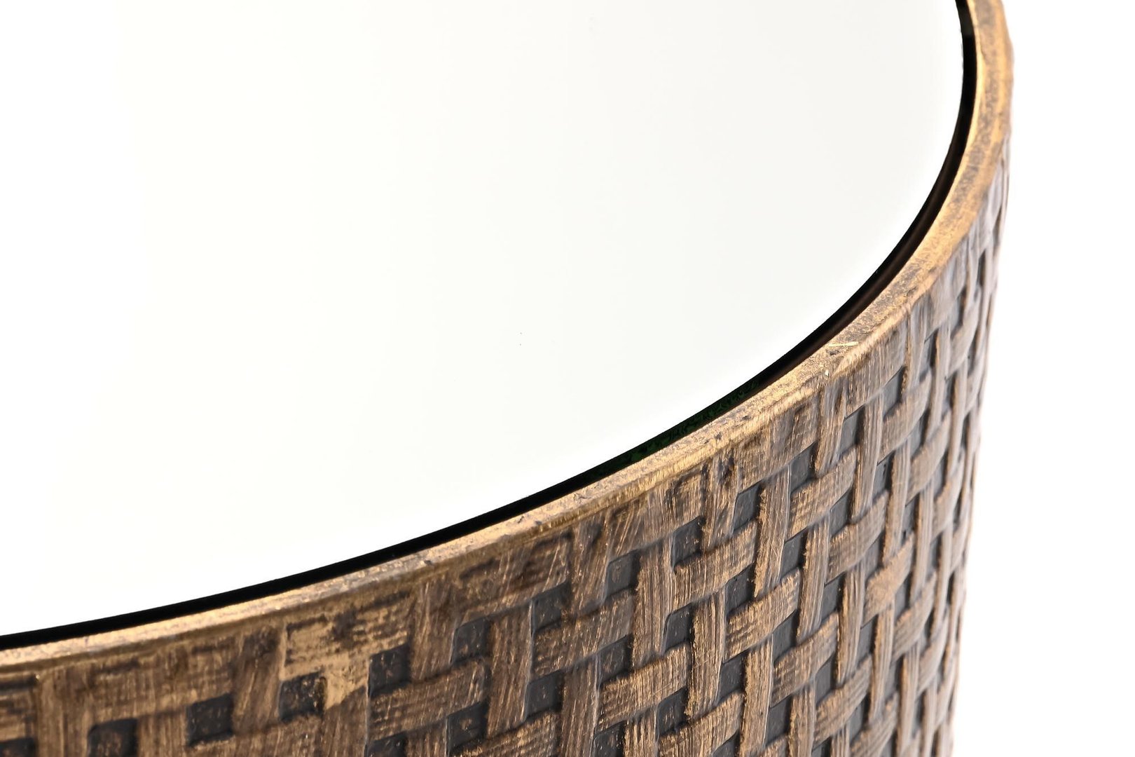 Tavolino art decò chic rotondo