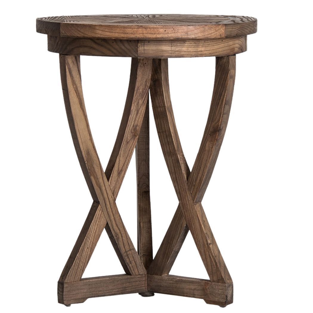 Tavolino stile coloniale naturale