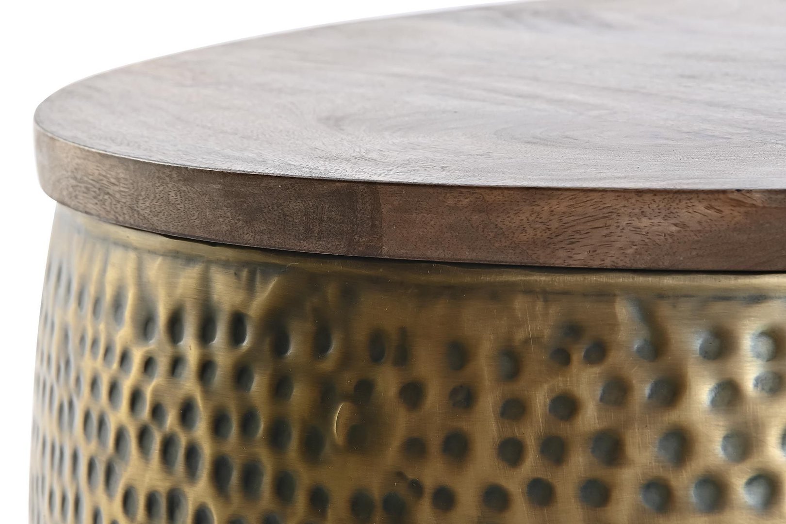 Tavolino etnico metallo anticato