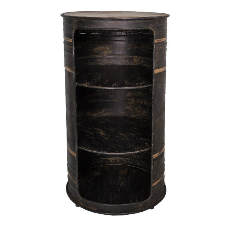 Tavolo botte portabicchieri bistrot