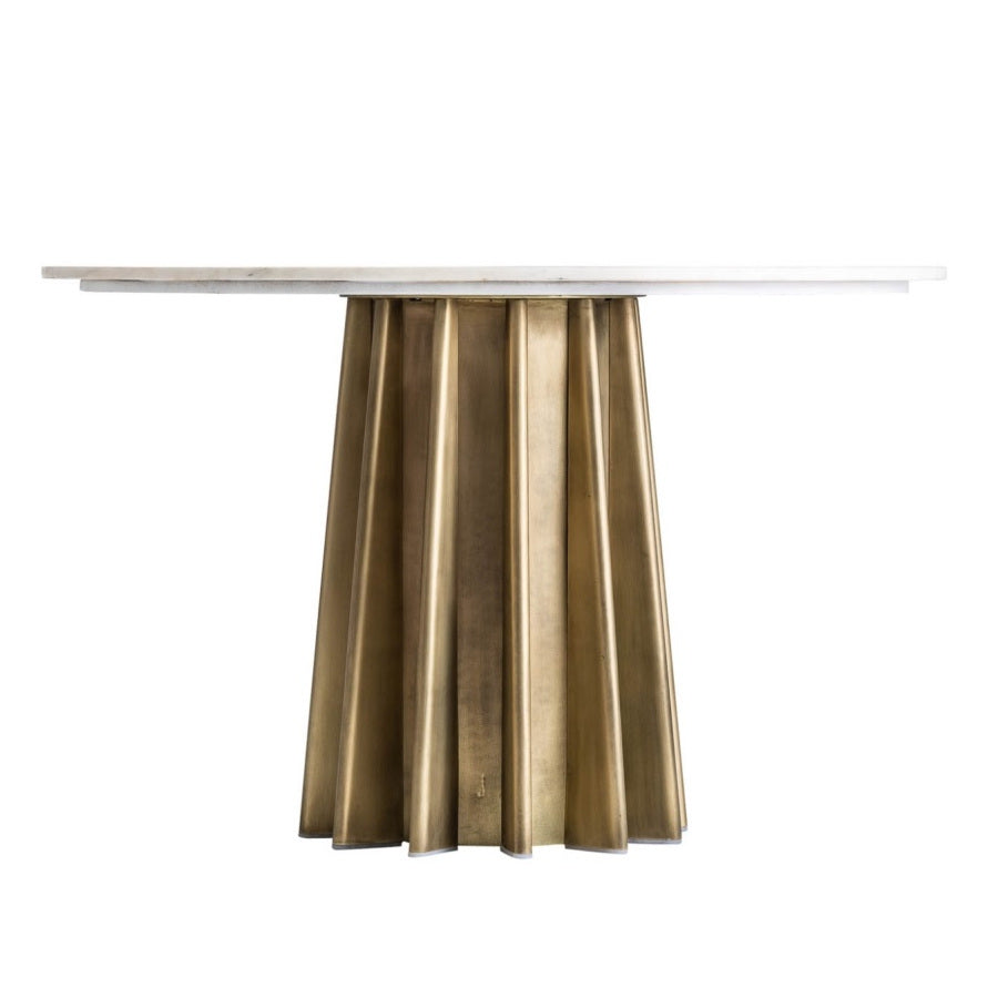 Tavolo da pranzo tondo art decò