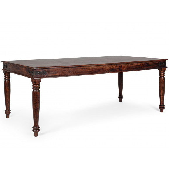 Tavolo etnico indiano marrone 200cm