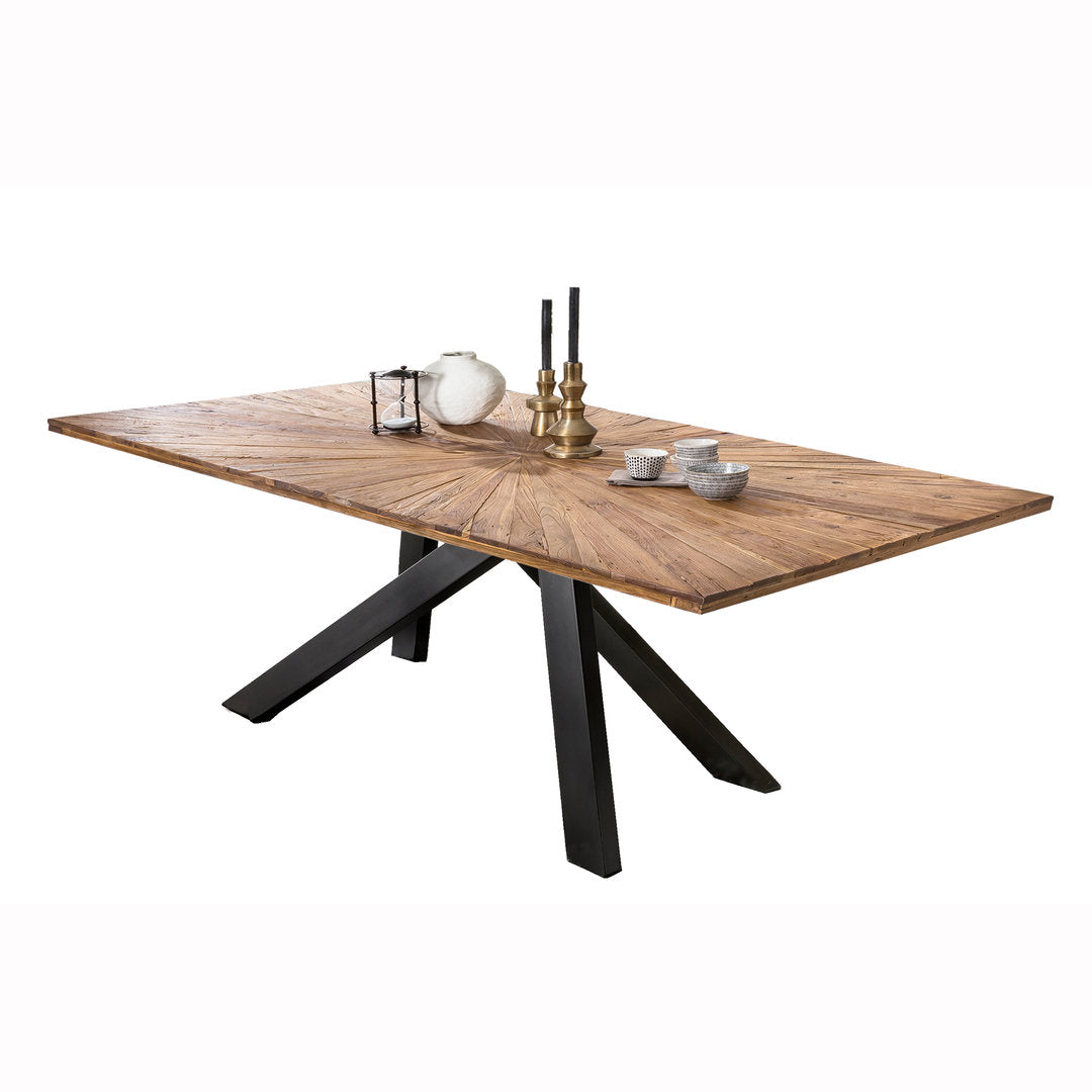 Tavolo industrial legno TEAK
