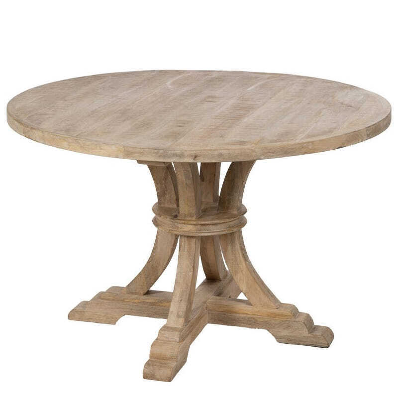 Tavolo pranzo tondo natural chic 120