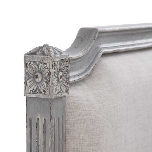 Testata francese matrimoniale grigia