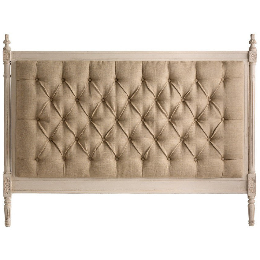 Testata matrimoniale shabby capitonnè