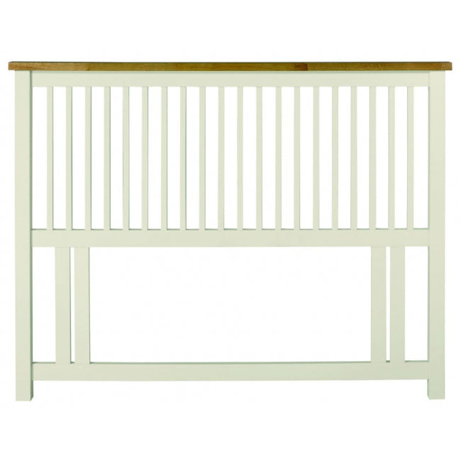 Testata letto provenzale bianca