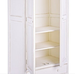 Armadio bianco shabby chic