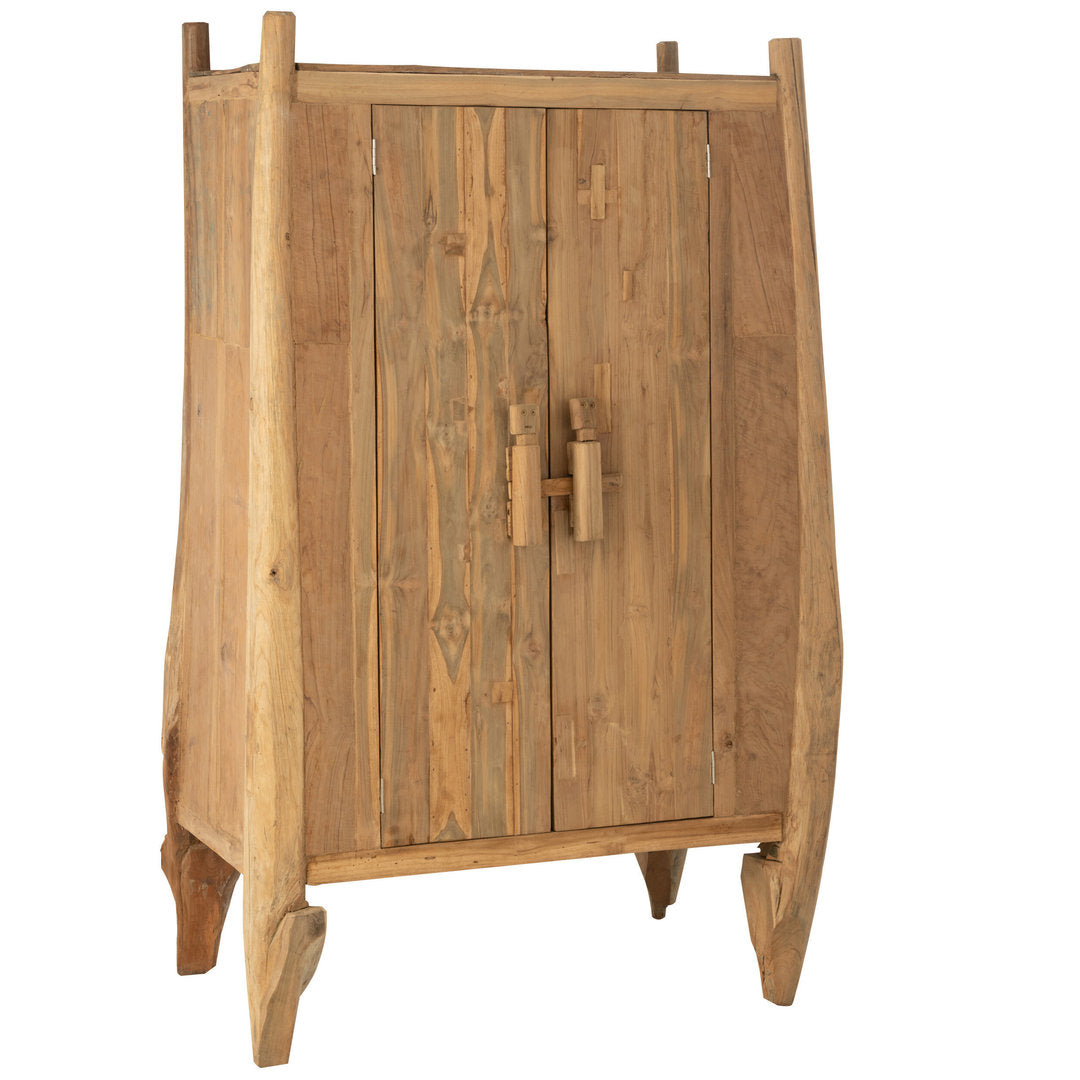 Armadio etnico naturale in teak