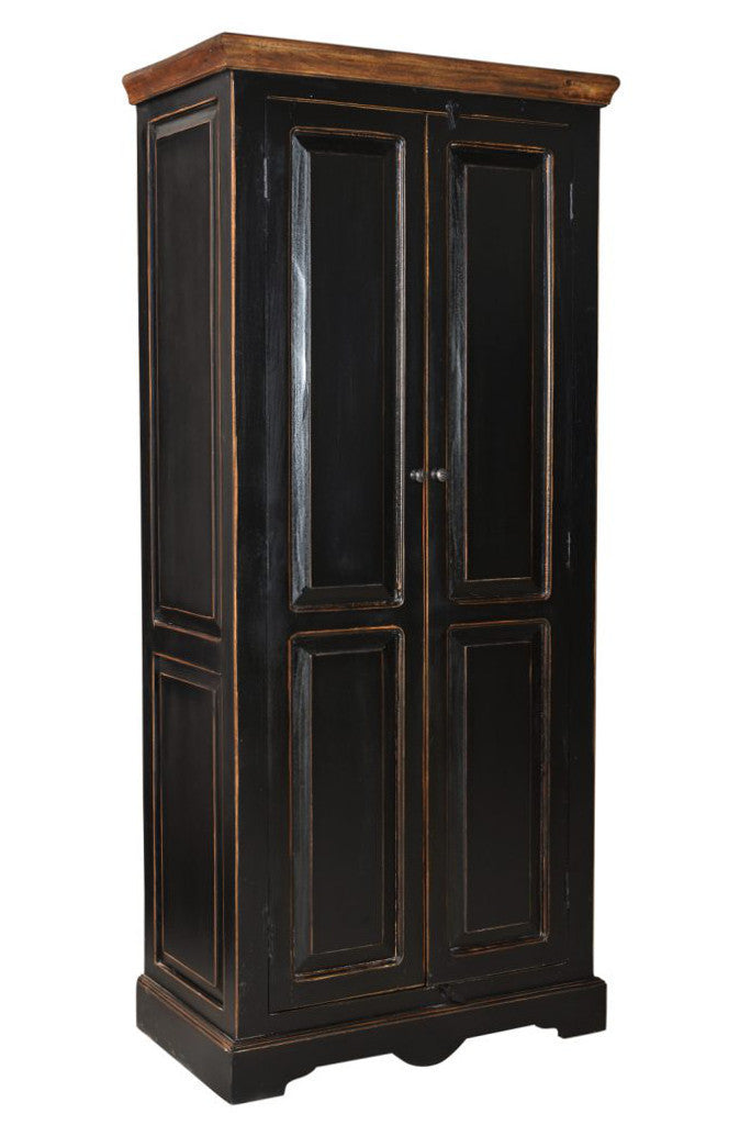 Armadio shabby noir legno di mango