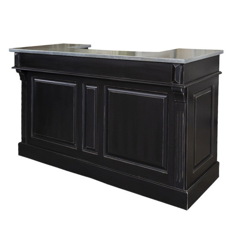 Bancone bar piano in zinco