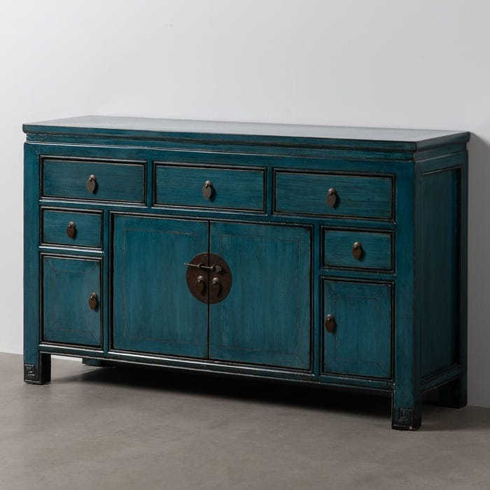 Buffet cinese orientale blu