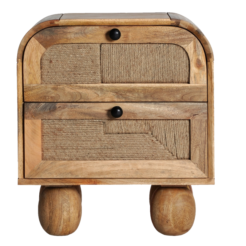 Comodino natural chic