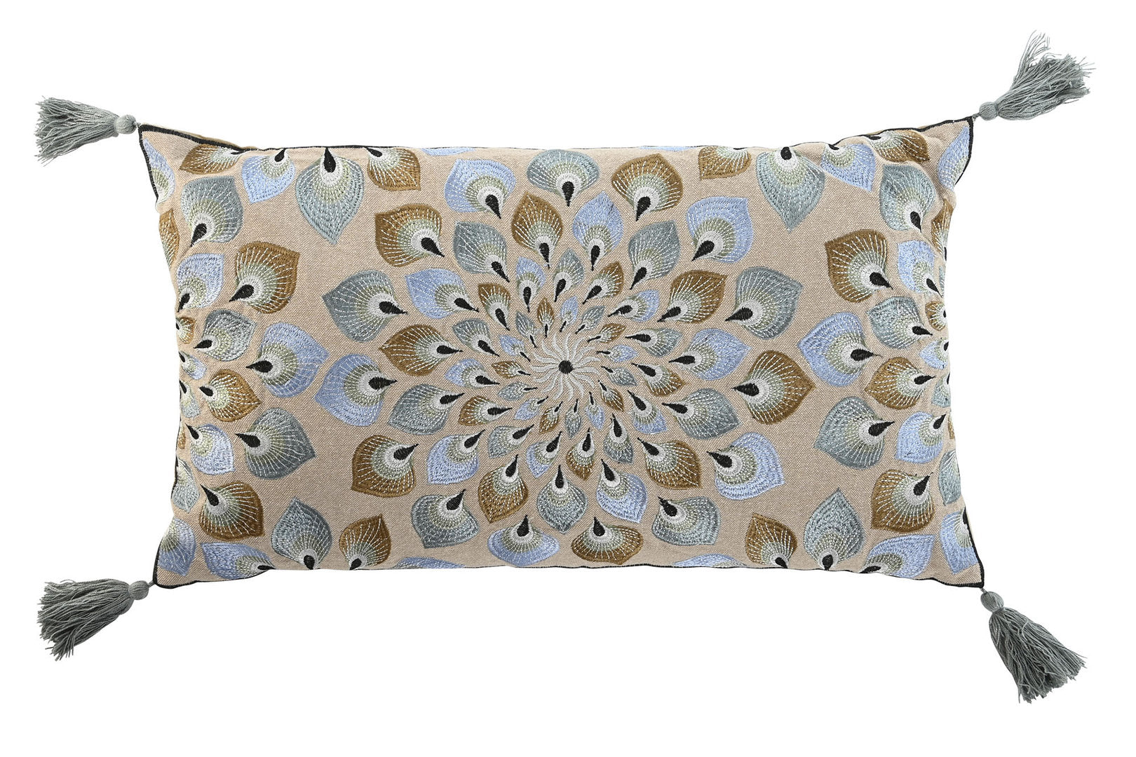 Cuscino rettangolare boho chic 60x36