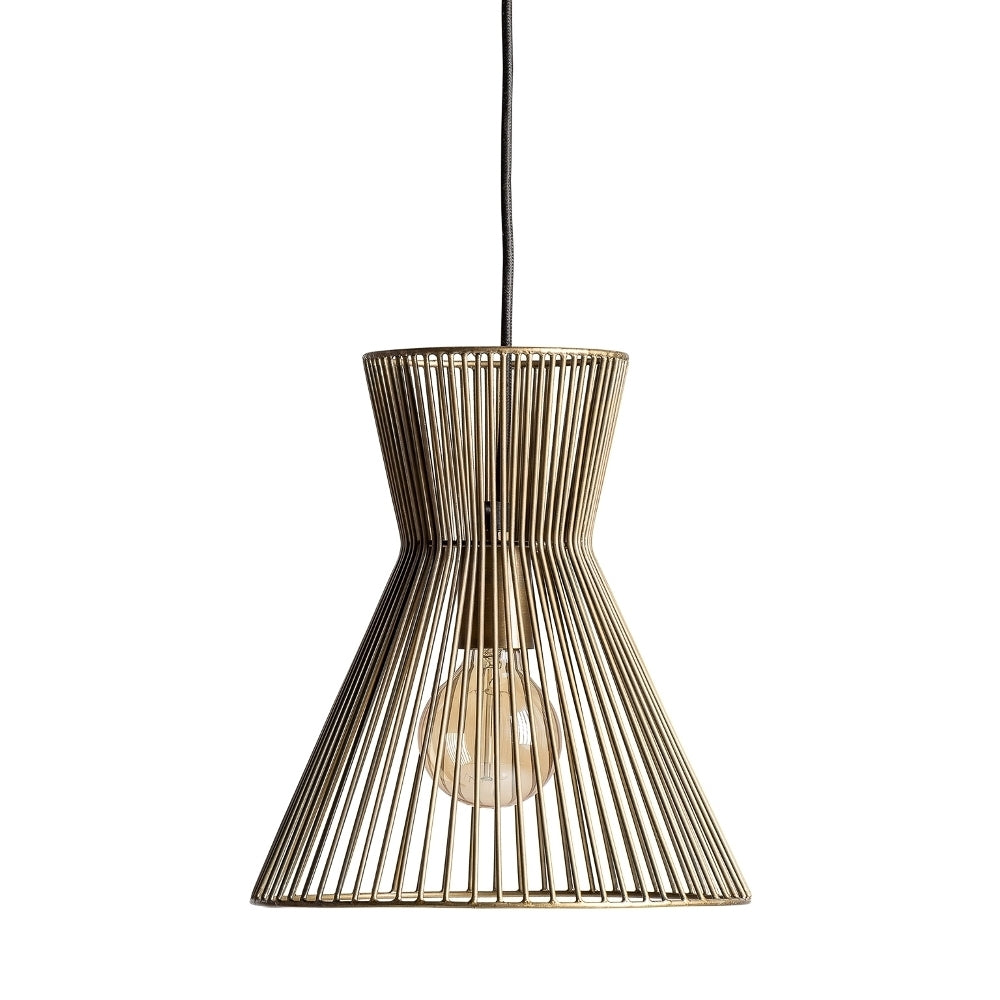 Lampadario Art decò dorato