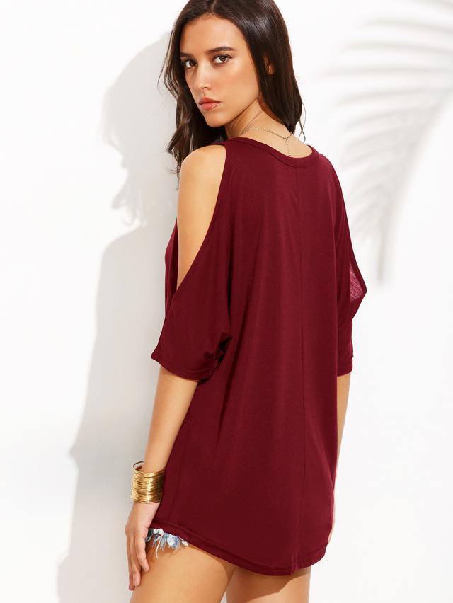 Maglia casual spalle scoperte