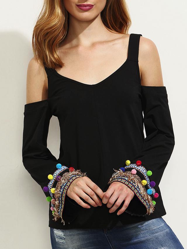 Maglia spalle scoperte vintage