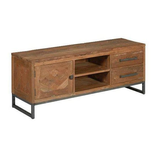 Porta TV legno massiccio teak