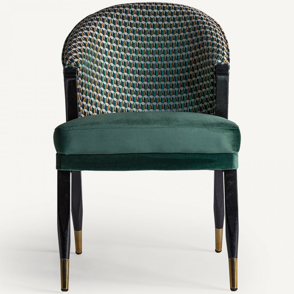 Sedia poltroncina glam decò