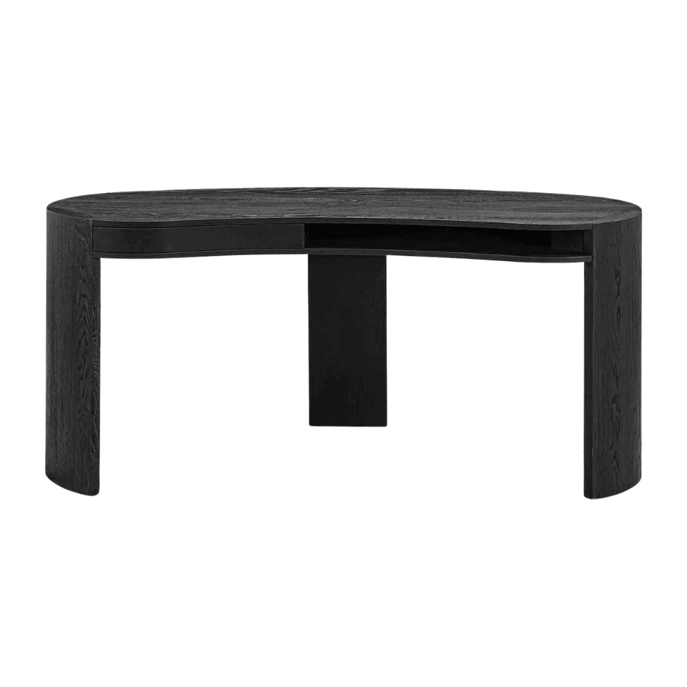 Scrittoio curvo con cassetto