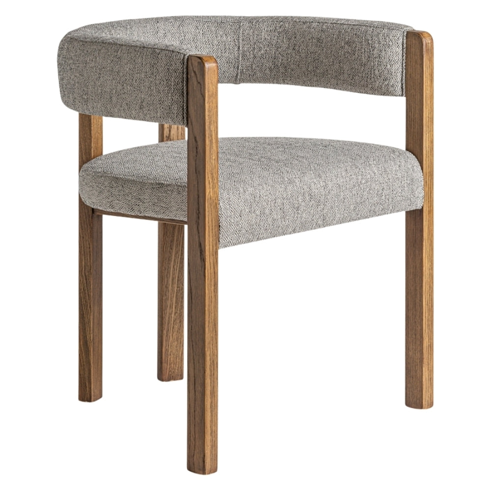 Sedia Art Déco grigia