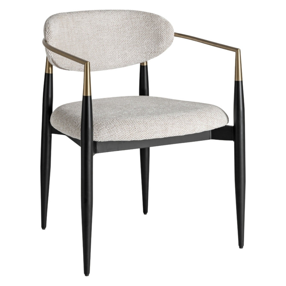 Sedia con braccioli chic