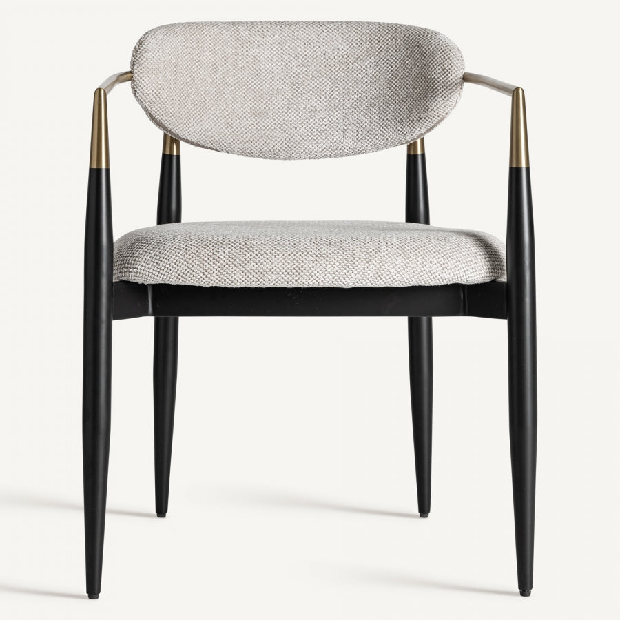 Sedia con braccioli chic