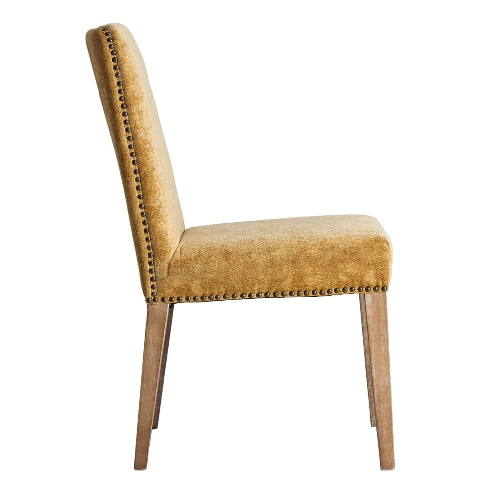 Sedia stile kitsh ocra