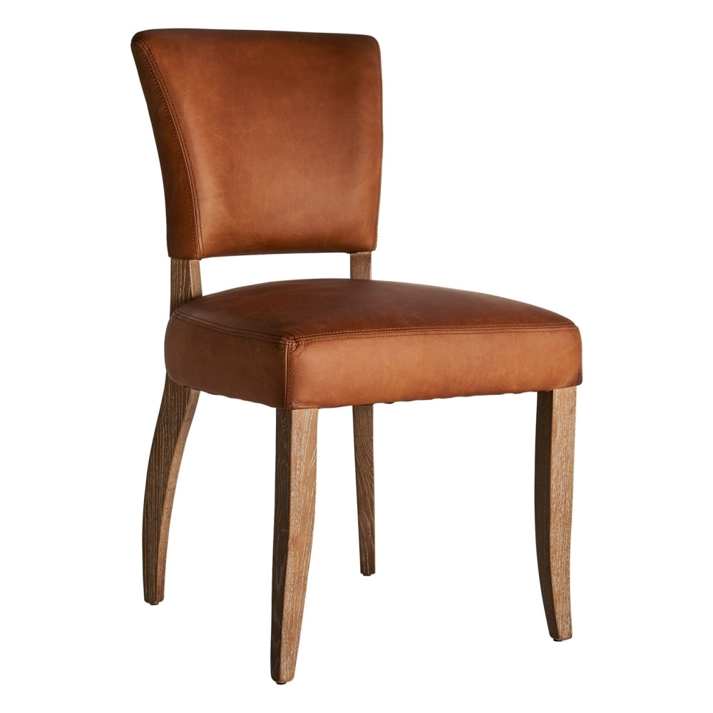 Sedia stile vintage pelle