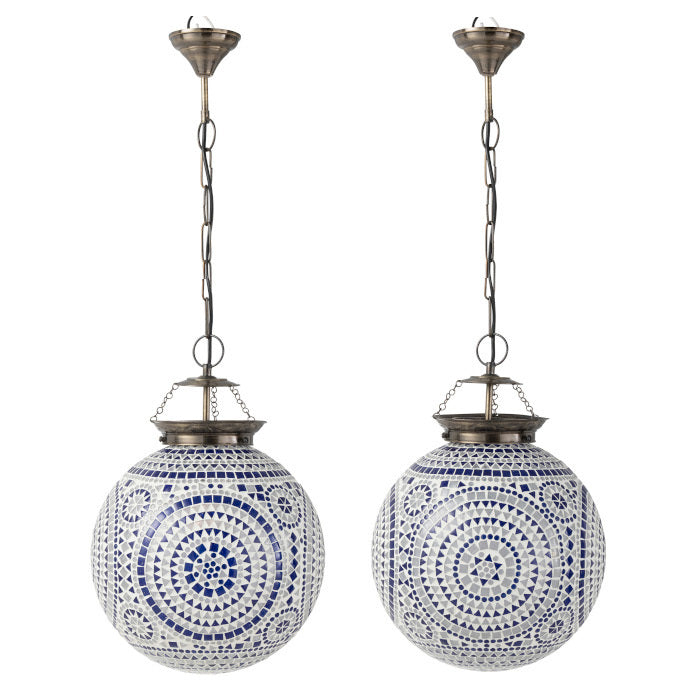 Lampadario sospensione mosaico