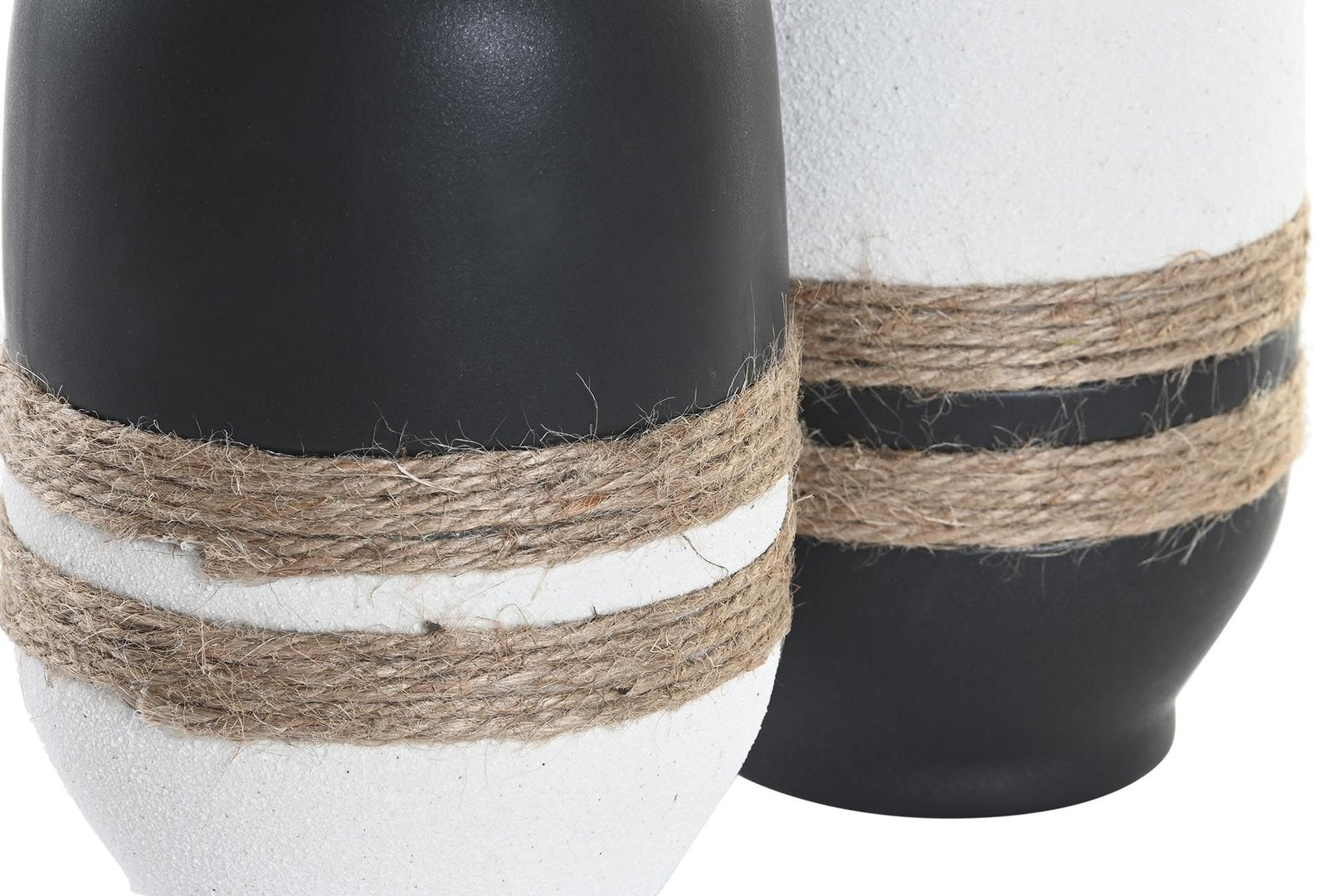 Set 2 Vasi etnici ceramica bicolore