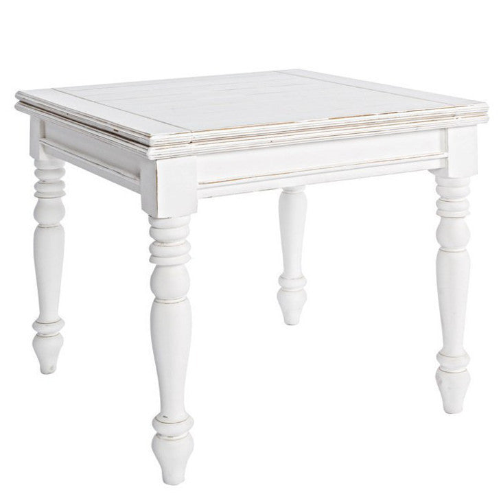 Tavolo quadrato shabby chic