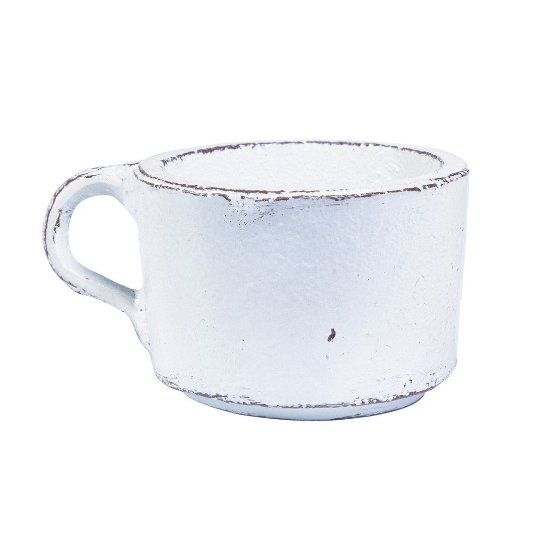 Tazzine set 4 metallo anticato