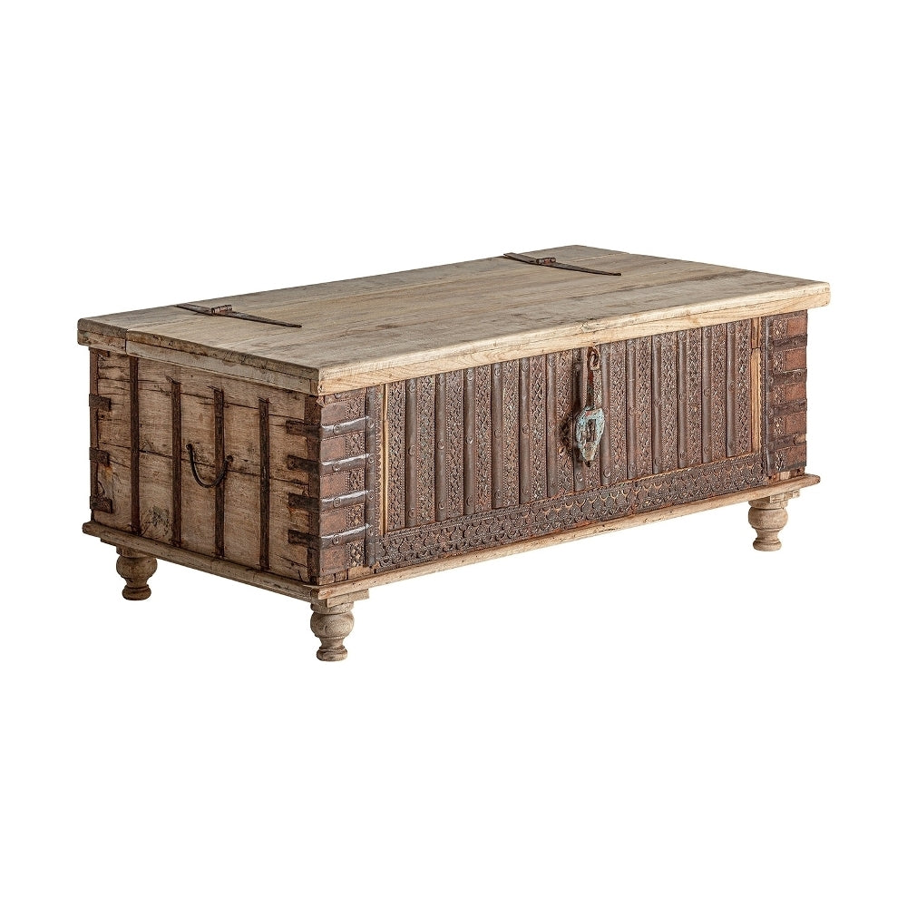 Tavolino baule etnico