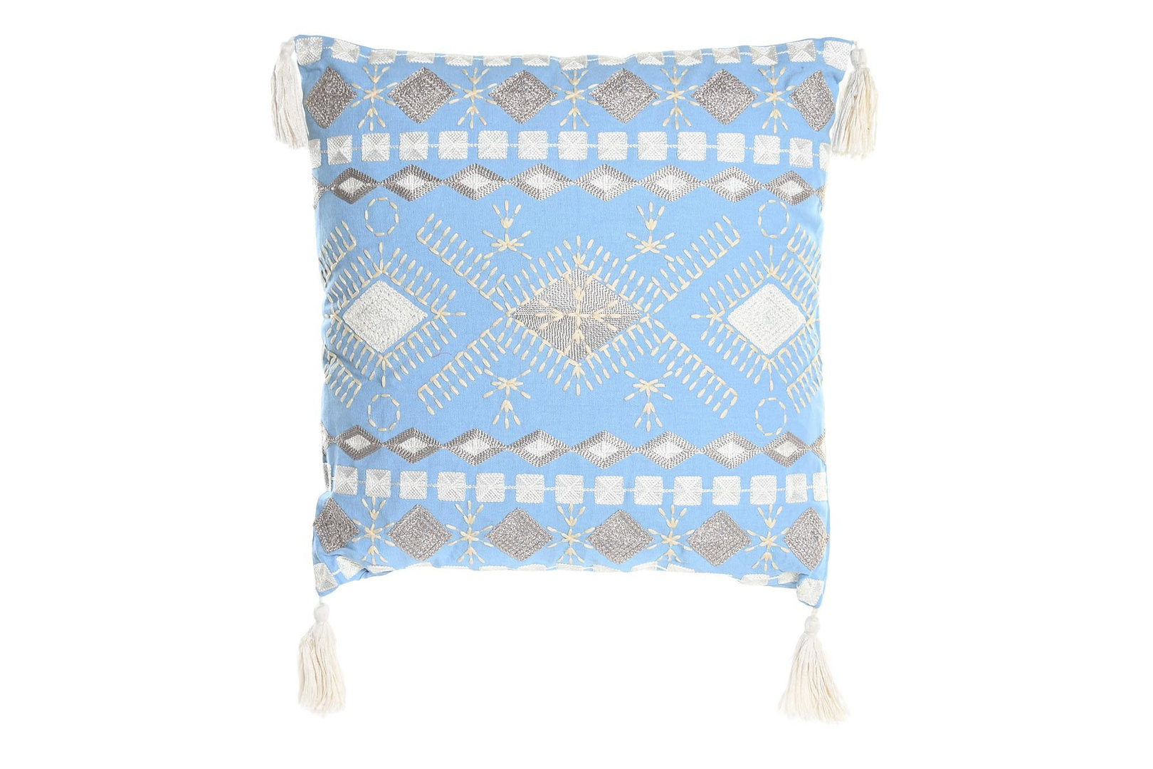 Cuscino bohemian azzurro  40x40