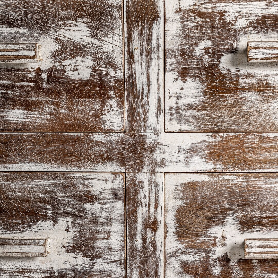 Vetrina rustica invecchiata