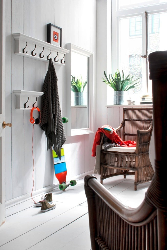 Mensola appendiabiti 6 ganci