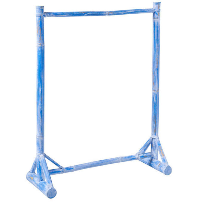 Appendiabiti in bambù azzurro