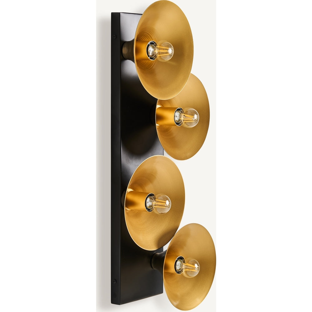 Applique art decò dorato