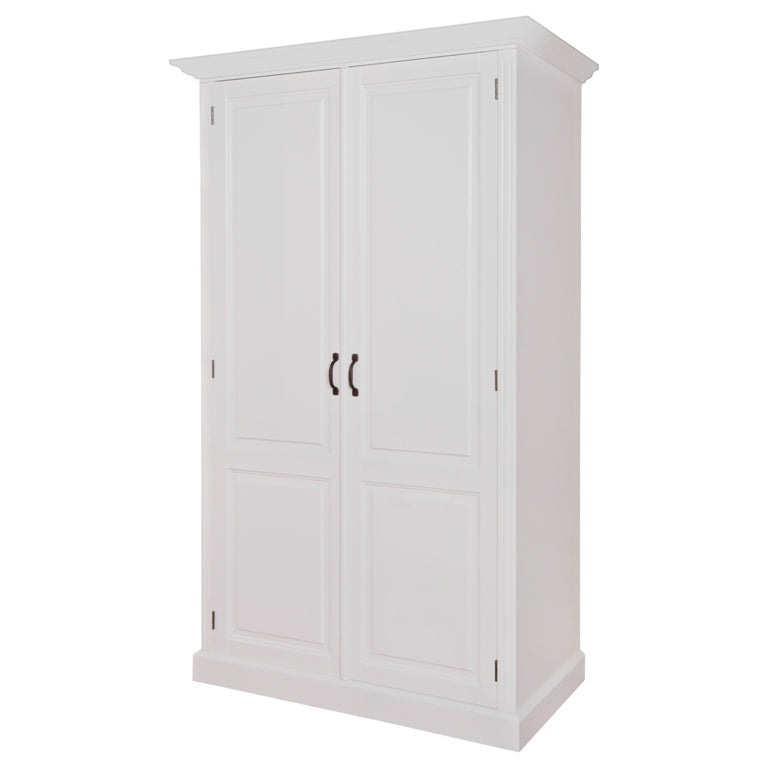 Guardaroba legno bianco 2 ante
