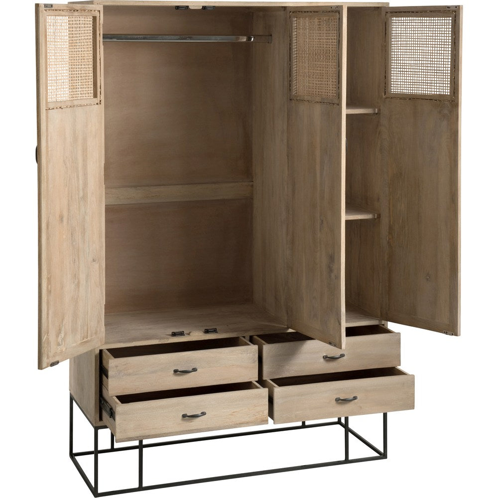 Armadio naturale boho chic