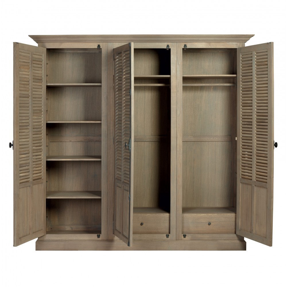 Armadio francese decapato 3 ante