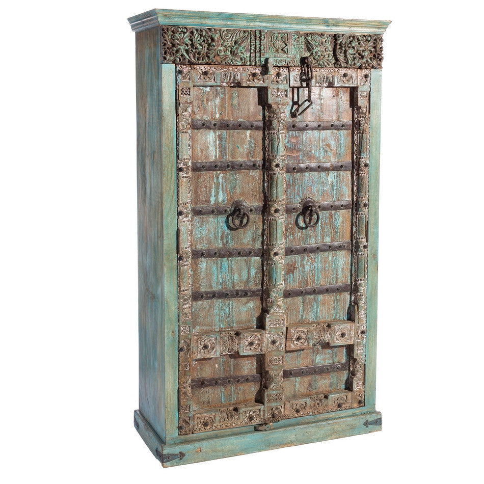 Armadio indiano turchese