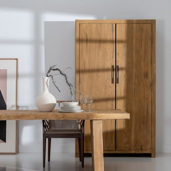 Armadio etnico in legno massello