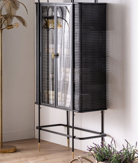 Armadio industrial chic nero