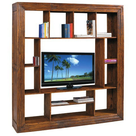 Libreria porta tv etnica