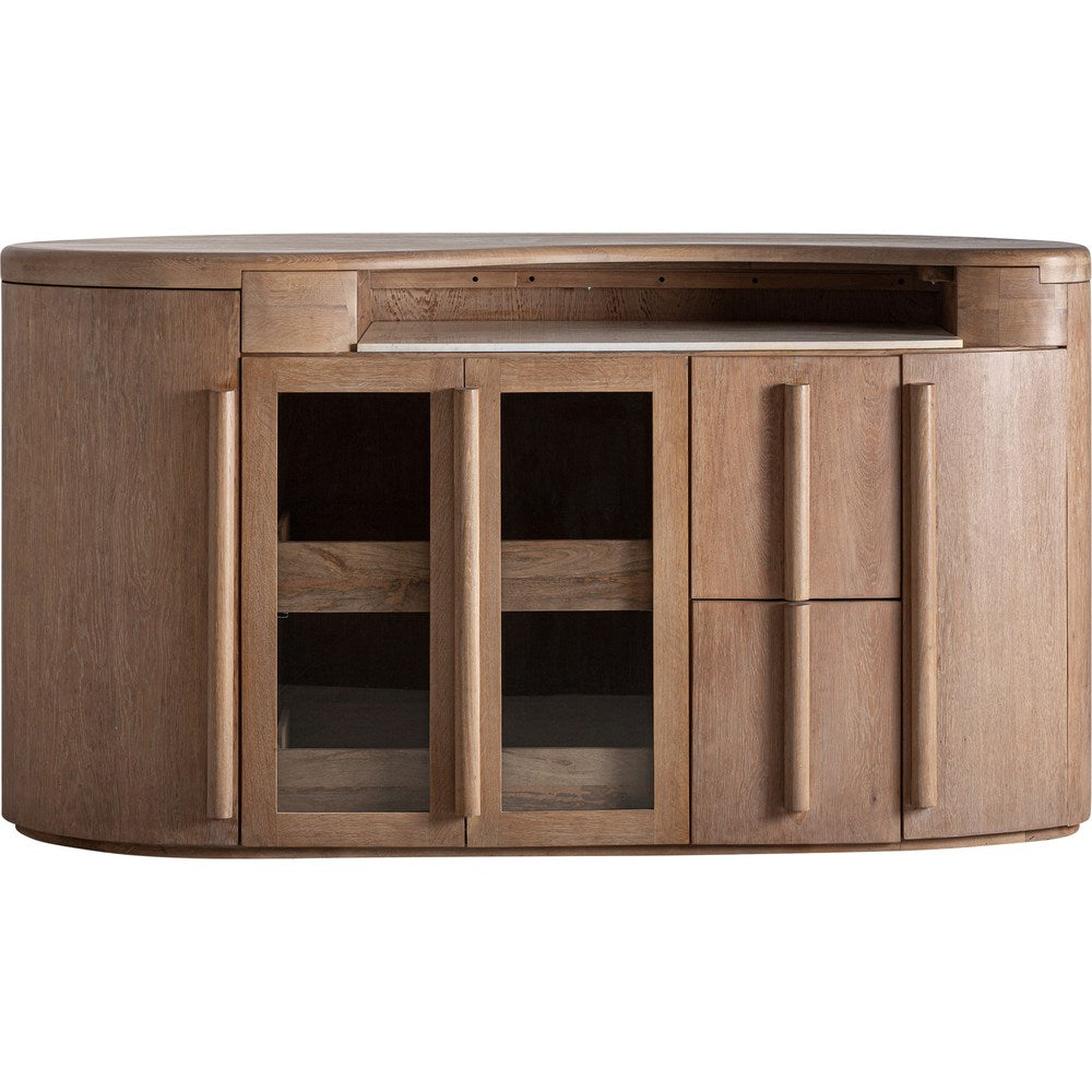 Bancone Modern Organic per hotel showroom e wine bar di lusso