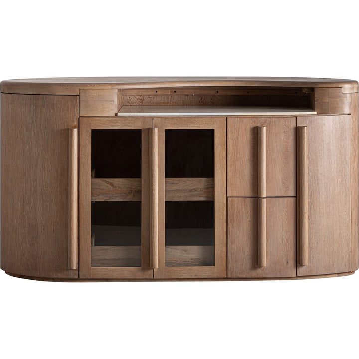 Bancone Modern Organic per hotel showroom e wine bar di lusso