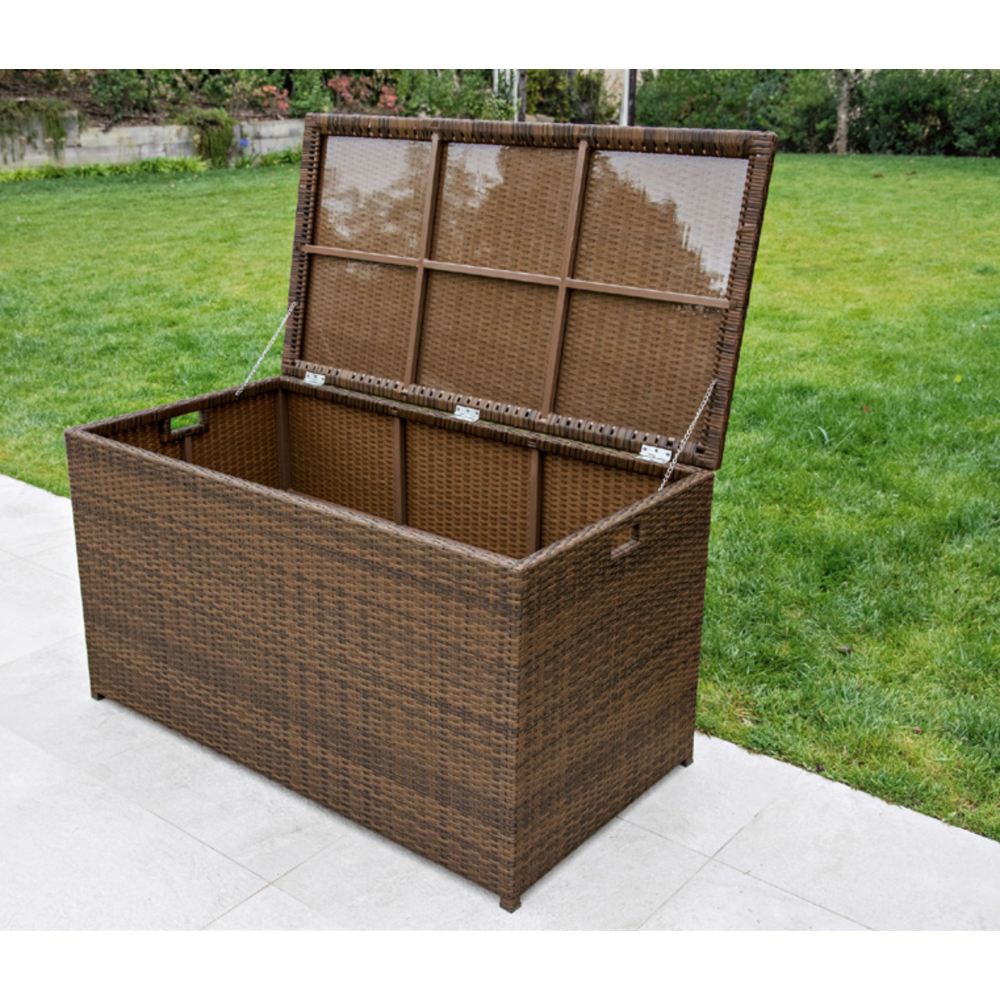 Baule Contenitore da Esterno in Polyrattan Virel Croco